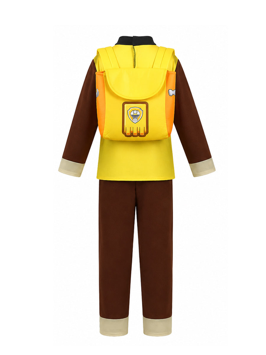 Kids Yellow Builder Pup Costume