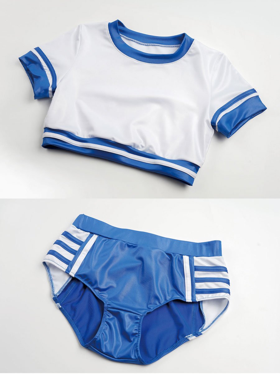 Two Piece Cheer Cosplay Outfit