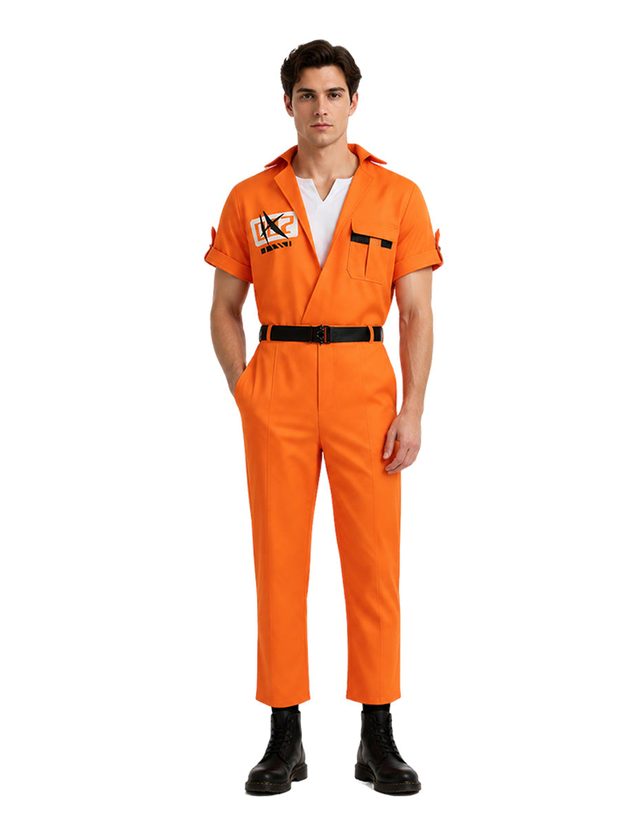Neverness To Everness Costume Anime Unisex Orange Prison Jumpsuit