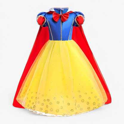 Magical Princess Dress for Girls – Complete with Crown, Magic Wand, Gloves, and Jewelry