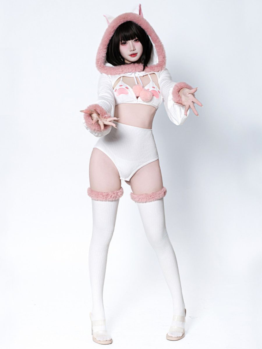 Neko Cat Bodysuit Lingeire Set