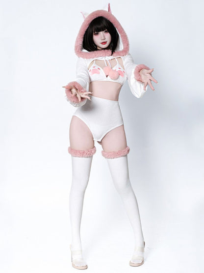 Neko Cat Bodysuit Lingeire Set