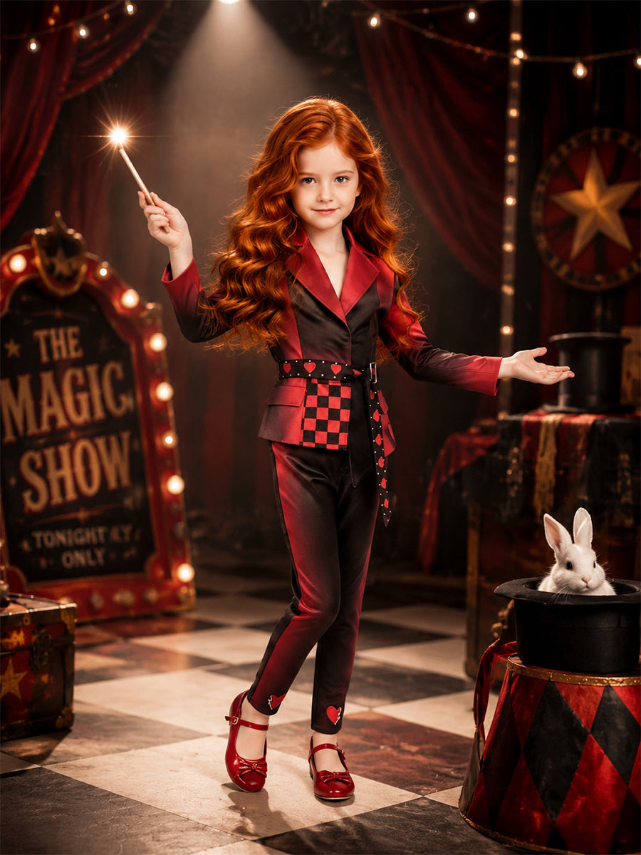 Gothic Red Princess Cosplay Suit