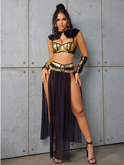 Metallic Egyptian Queen Costume