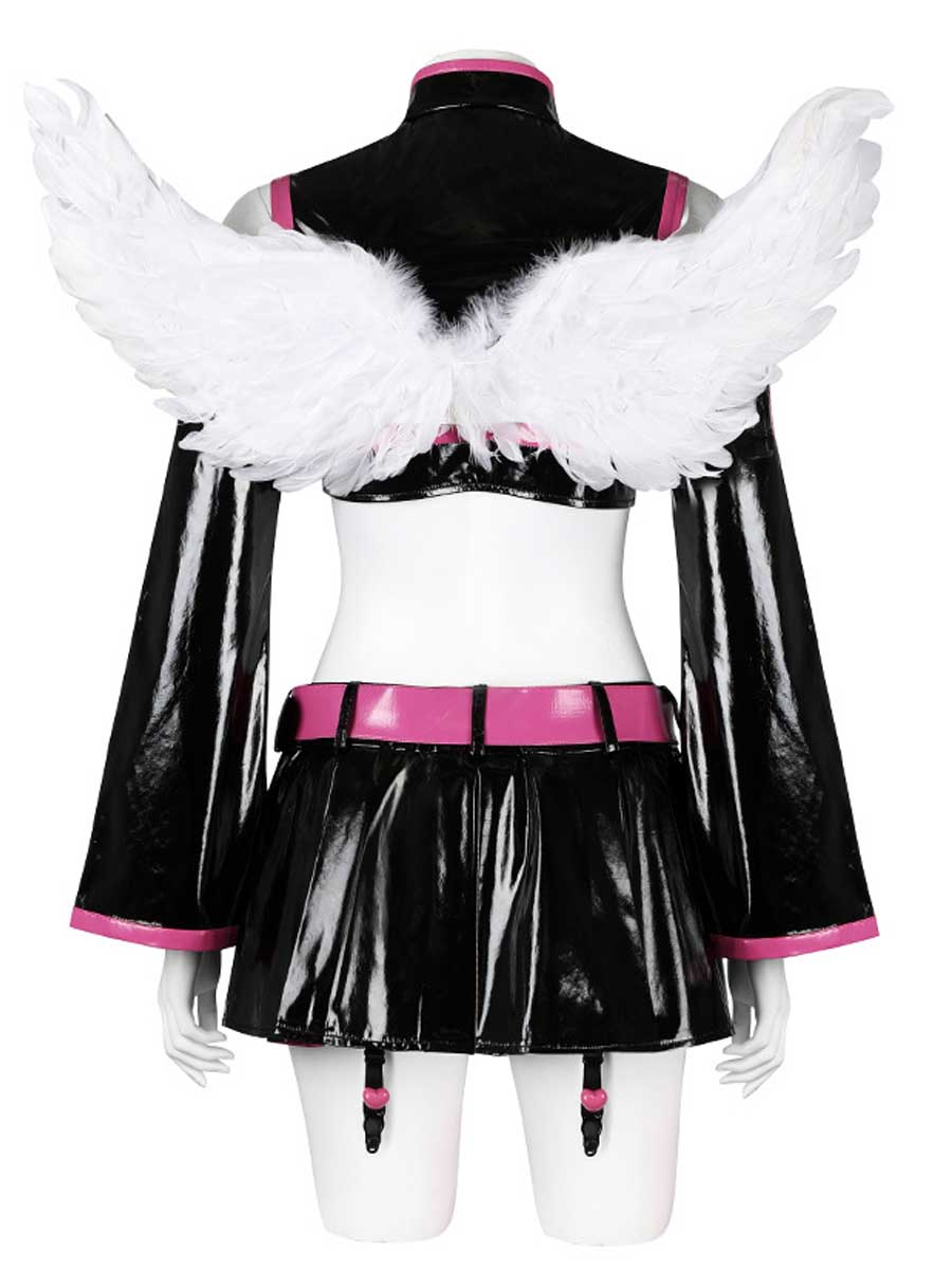 Anime Black & White Angel Costume