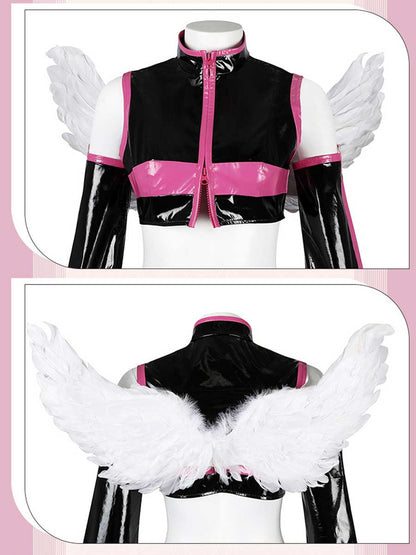 Anime Black & White Angel Costume