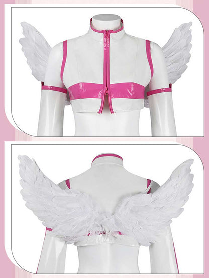 Anime Black & White Angel Costume