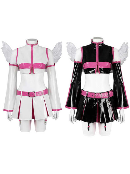 Anime Black & White Angel Costume