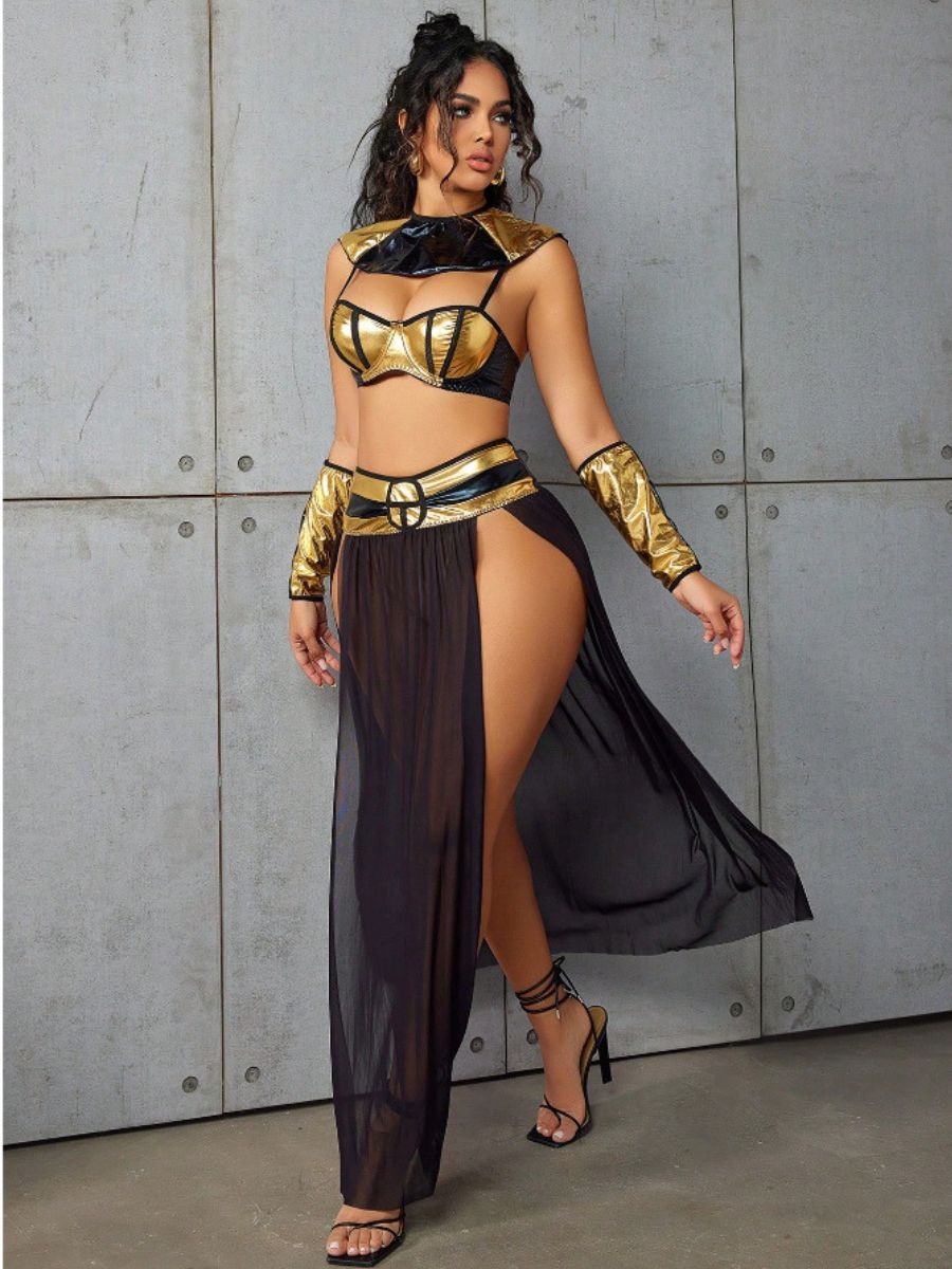 Metallic Egyptian Queen Costume