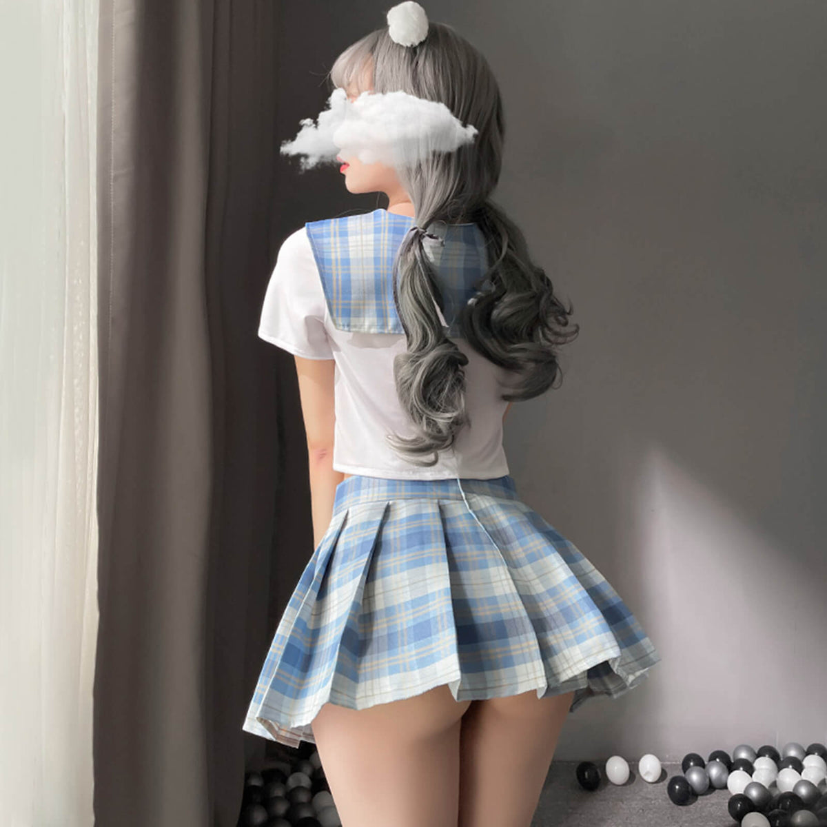 Japanese Anime Shirt and Skirt Outfit