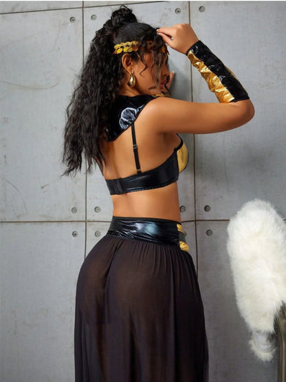 Metallic Egyptian Queen Costume
