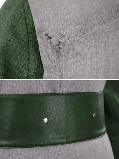 Green Anime Martial Arts Suit