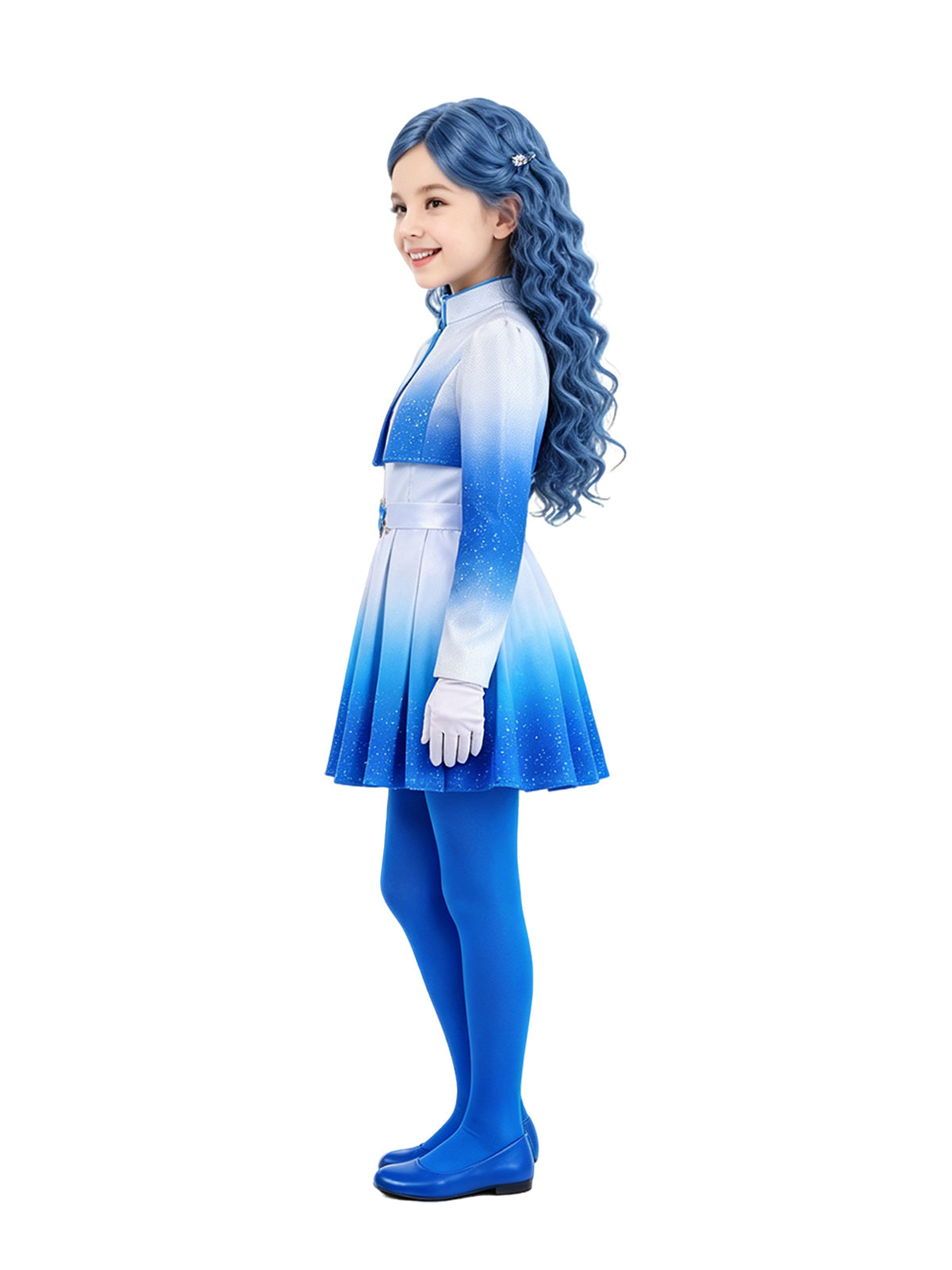 Ombre Blue Princess Cosplay Costume