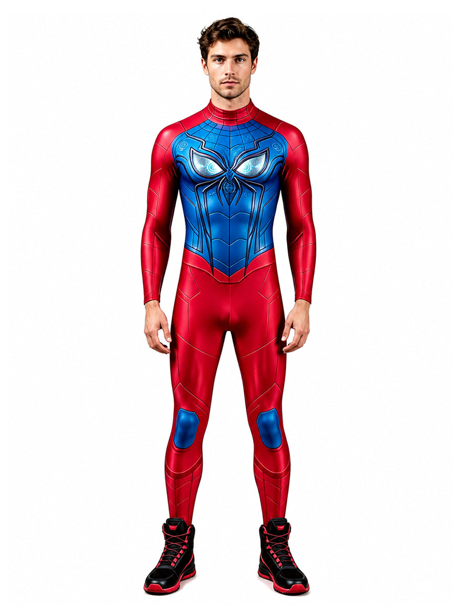 Spider Man Costume for Kids and Adults 3D Printed Superhero Full Body Jumpsuit