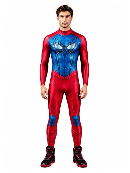 Spider Man Costume for Kids and Adults 3D Printed Superhero Full Body Jumpsuit