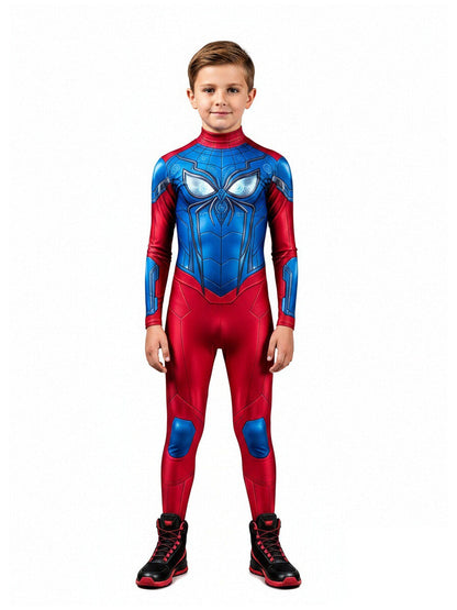 Spider Man Costume for Kids and Adults 3D Printed Superhero Full Body Jumpsuit