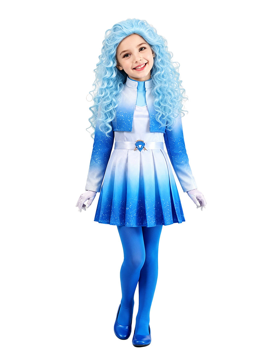 Ombre Blue Princess Cosplay Costume