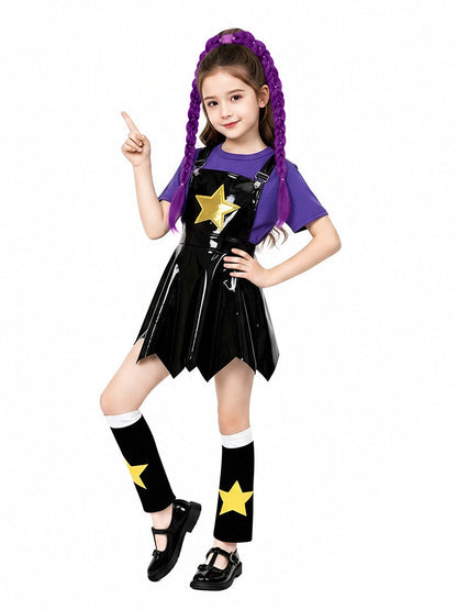 Anime Star Suspender Cosplay Outfit