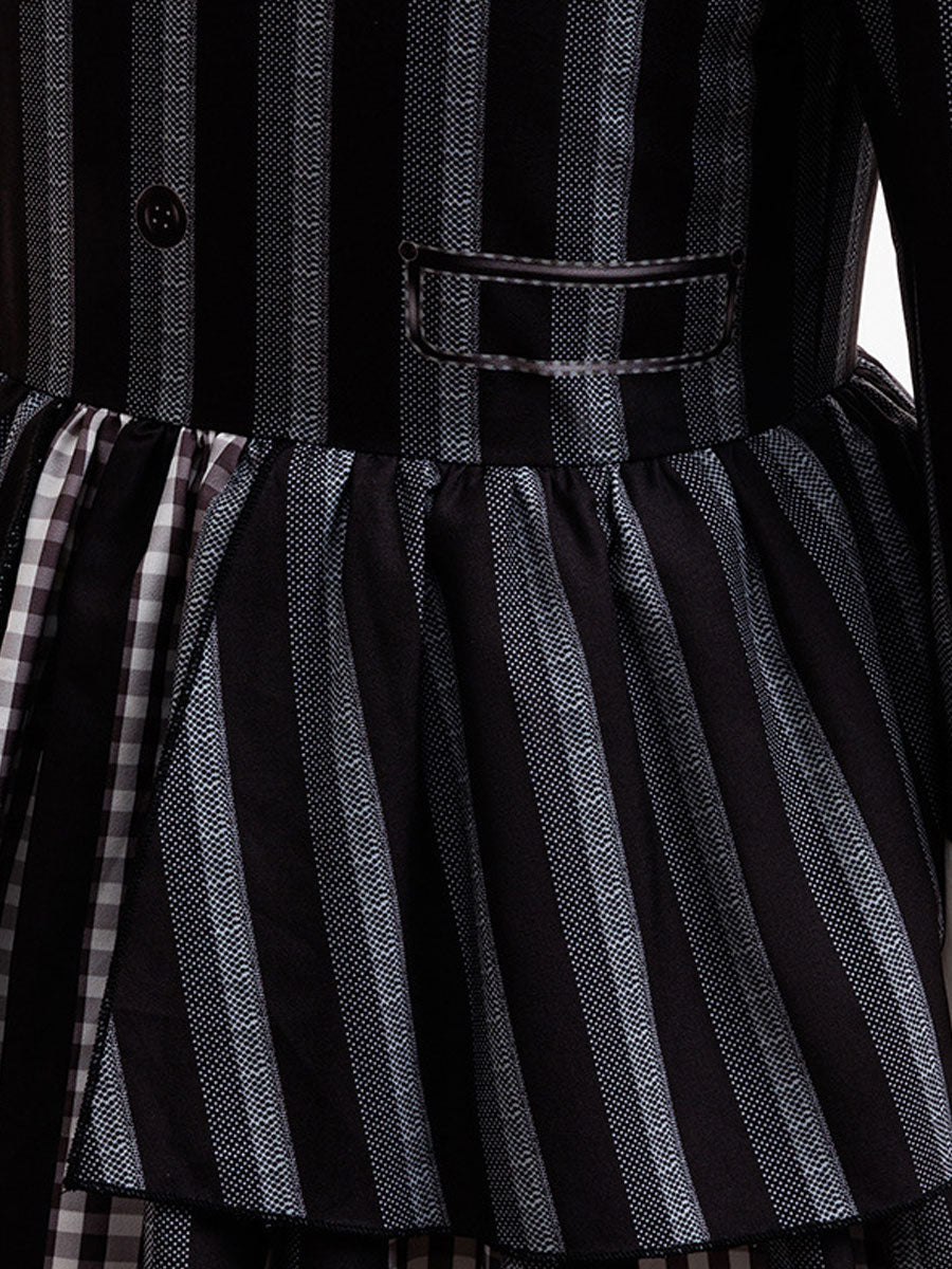 Girls Gothic School Uniform Dress