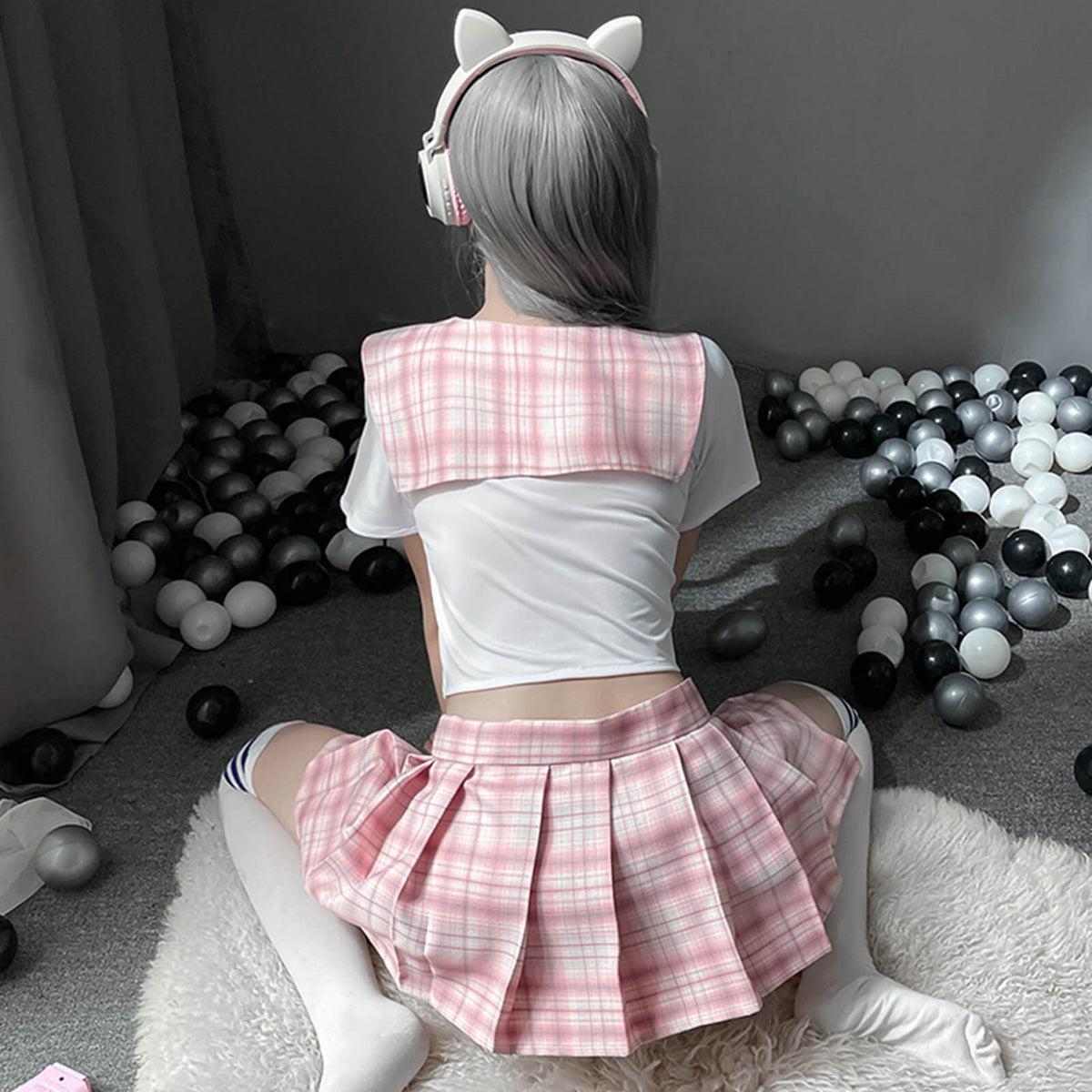 Japanese Anime Shirt and Skirt Outfit
