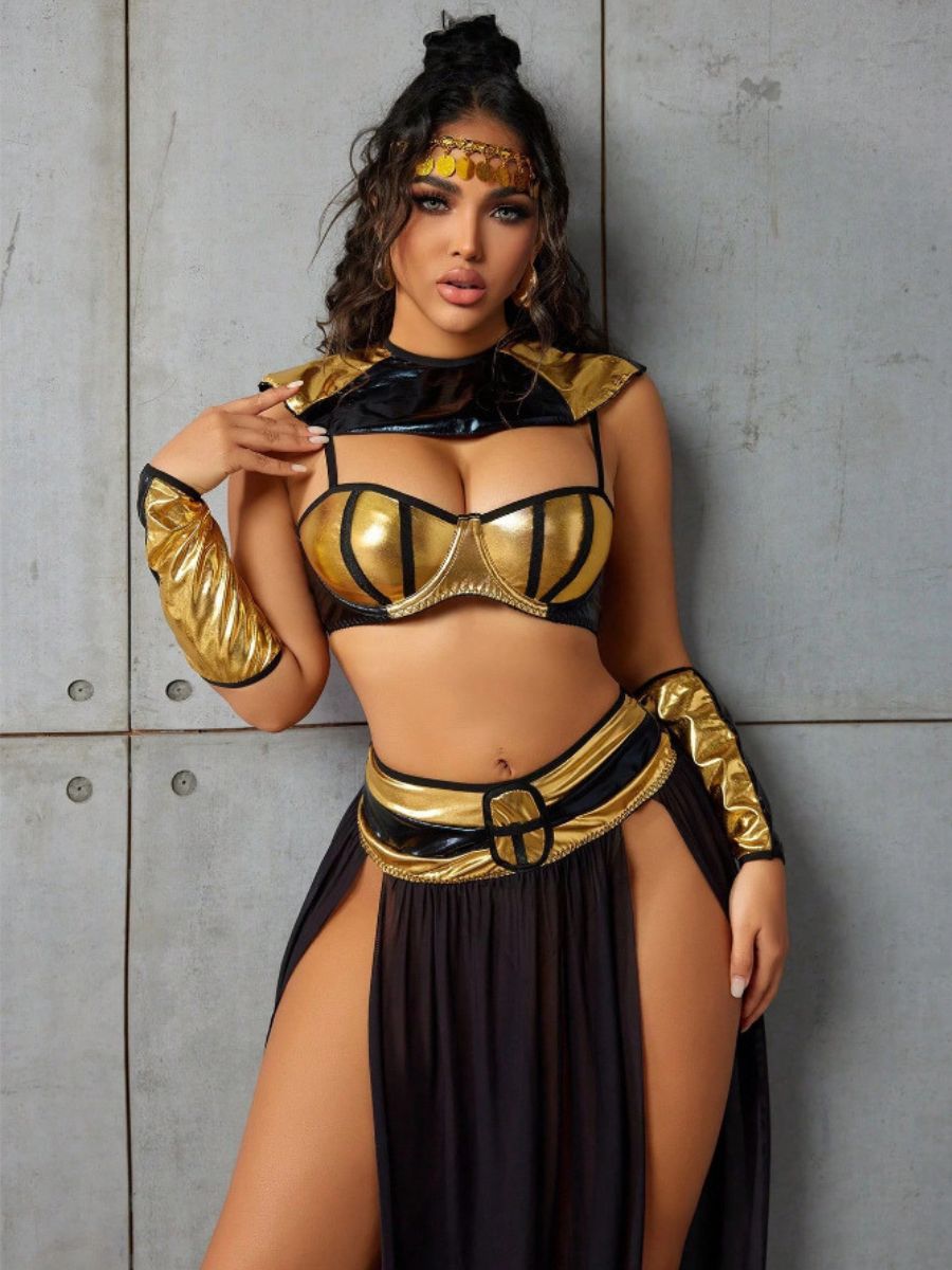 Metallic Egyptian Queen Costume