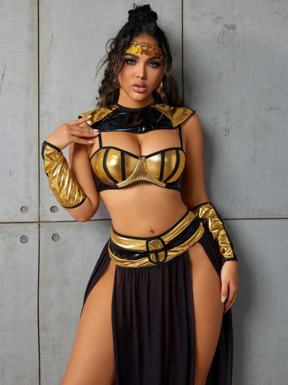 Metallic Egyptian Queen Costume
