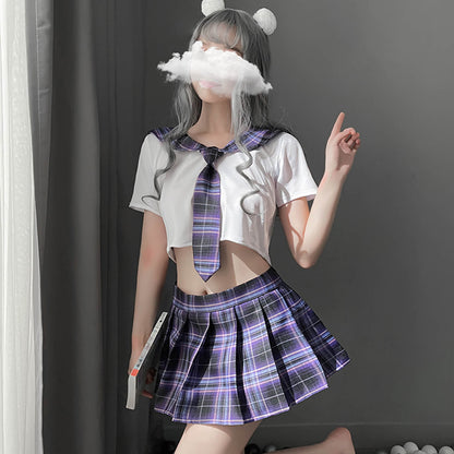 Japanese Anime Shirt and Skirt Outfit