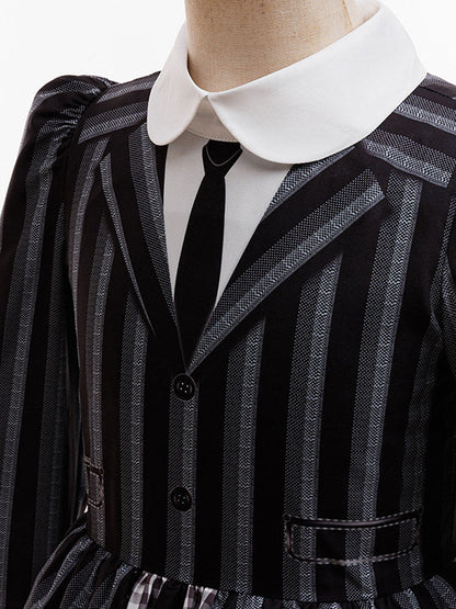 Girls Gothic School Uniform Dress