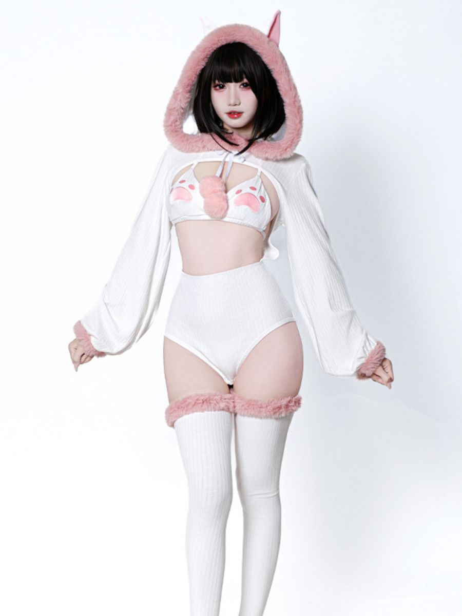 Neko Cat Bodysuit Lingeire Set