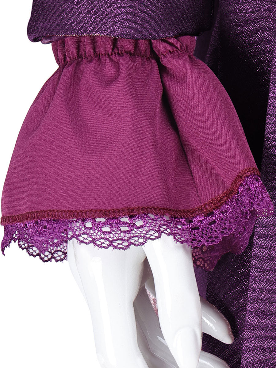 Purple Vampire Cosplay Costume for Adults