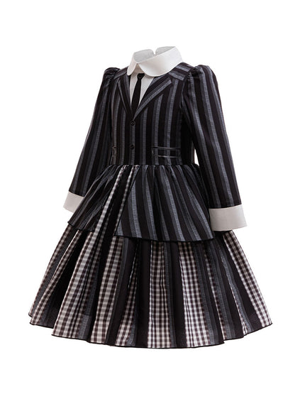 Girls Gothic School Uniform Dress