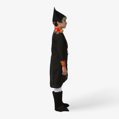 Classic Pirate Costume for Kids – Includes Hat and Epaulettes