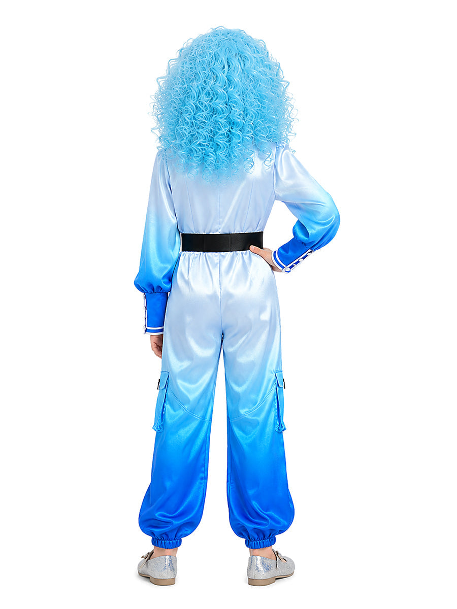 Gradient Princess Blue Jumpsuit