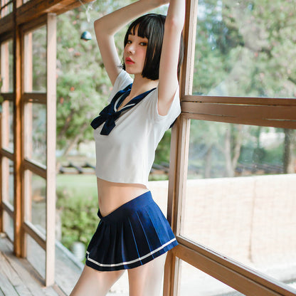 Cute Mini Sailor Cospay Uniform