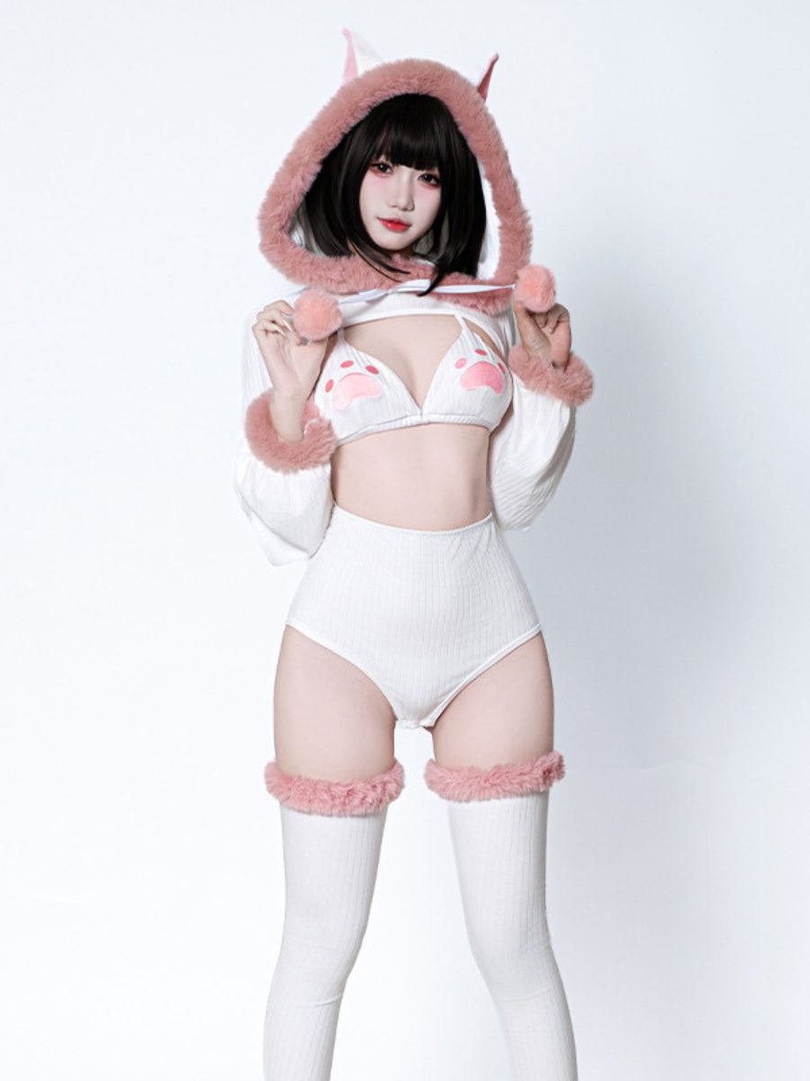 Neko Cat Bodysuit Lingeire Set