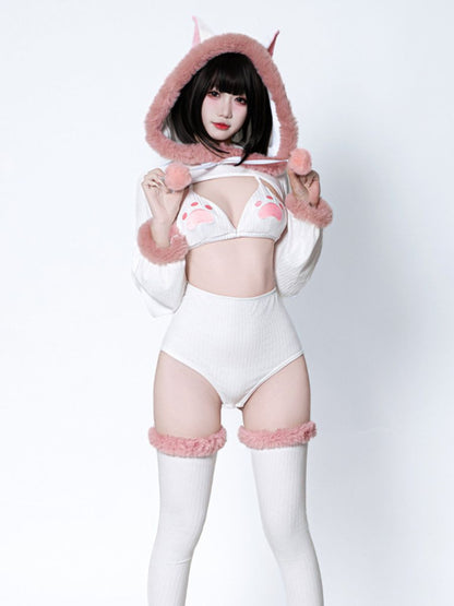 Neko Cat Bodysuit Lingeire Set