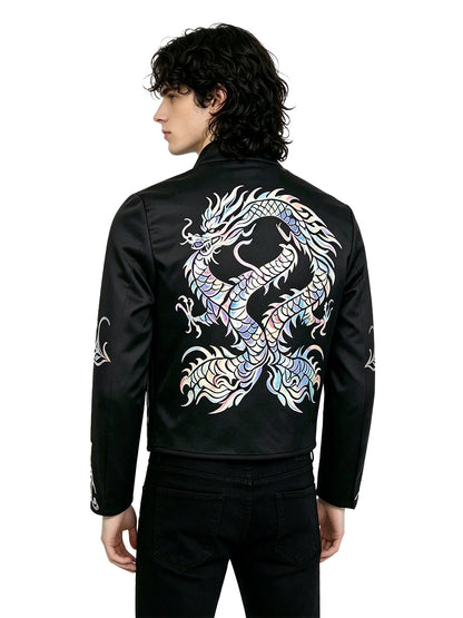 80s Pop King Holographic Dragon Blazer