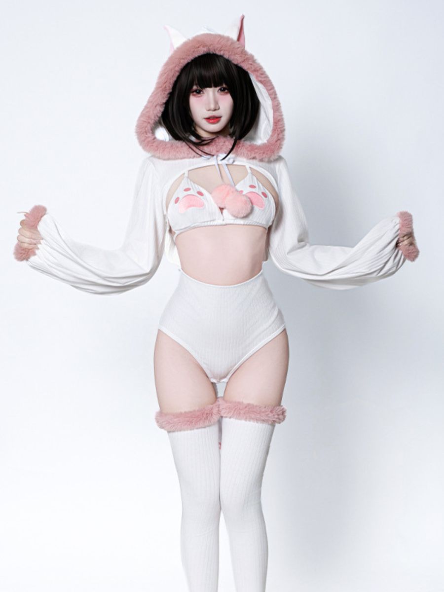 Neko Cat Bodysuit Lingeire Set
