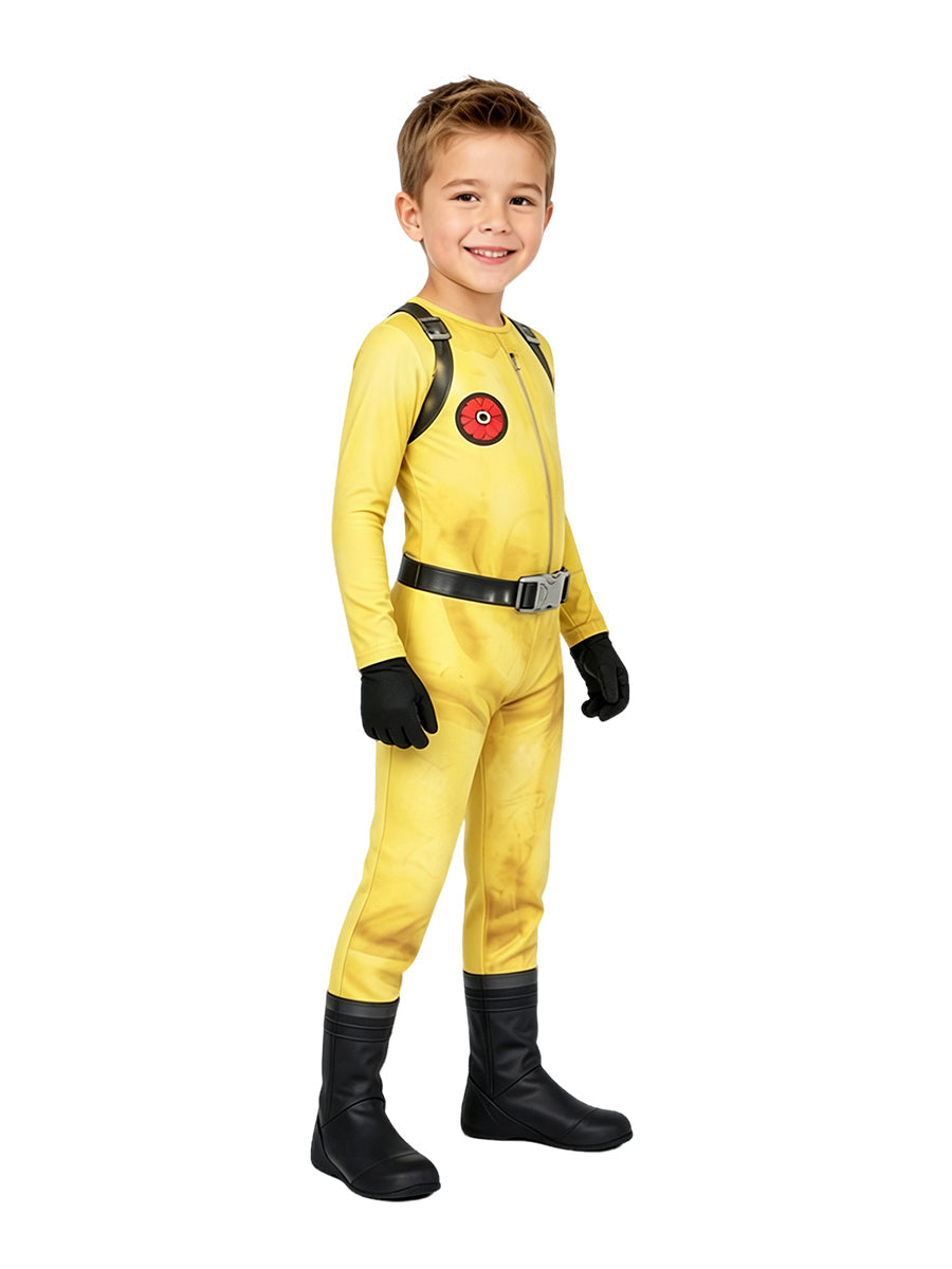 Yellow Hazard Suit and Mask Set