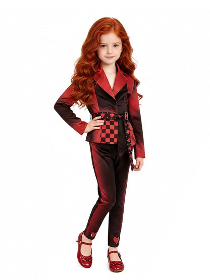 Gothic Red Princess Cosplay Suit