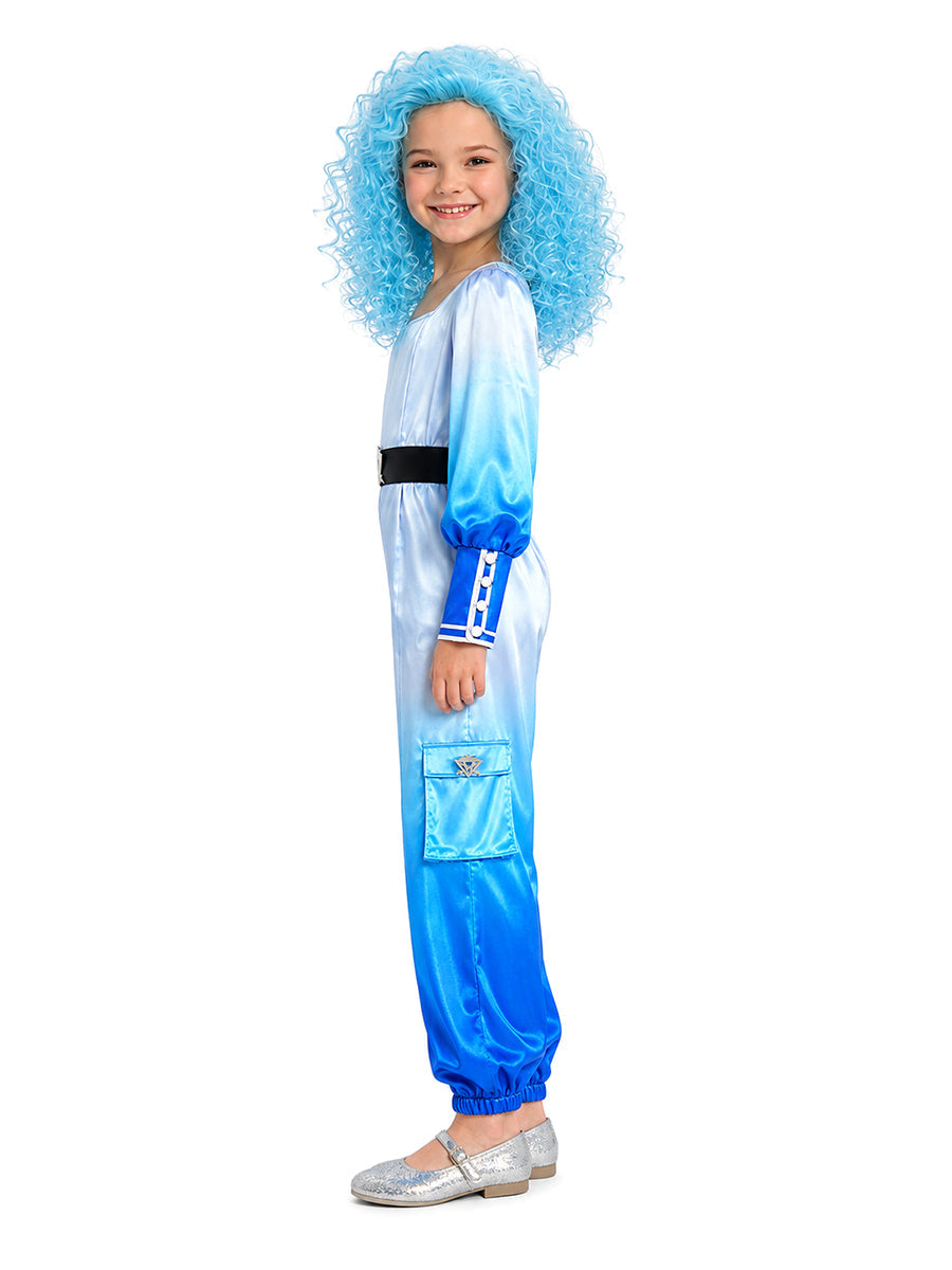 Gradient Princess Blue Jumpsuit