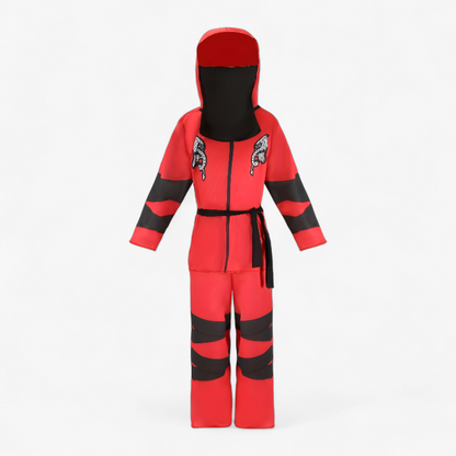 Red Ninja Costume for Kids – Includes Hat, Mask, Belt, and Pants