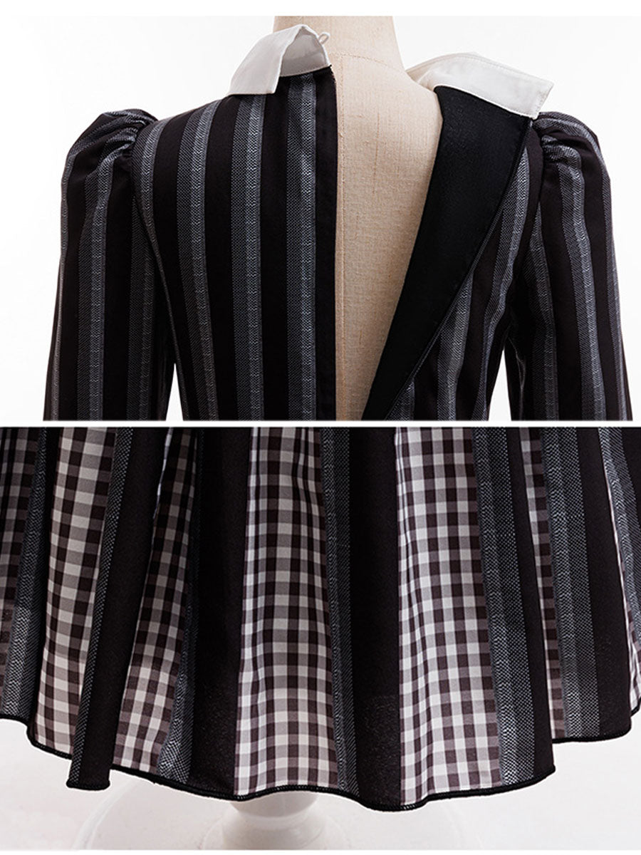Girls Gothic School Uniform Dress