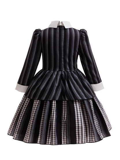 Girls Gothic School Uniform Dress