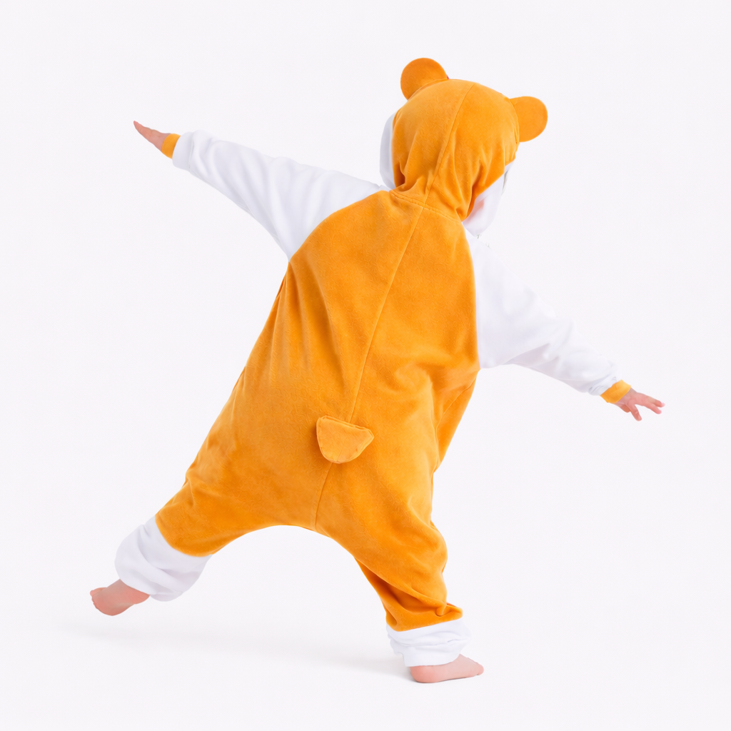 Hamster Onesie for Kids – Soft and Comfortable with Hood and Tail