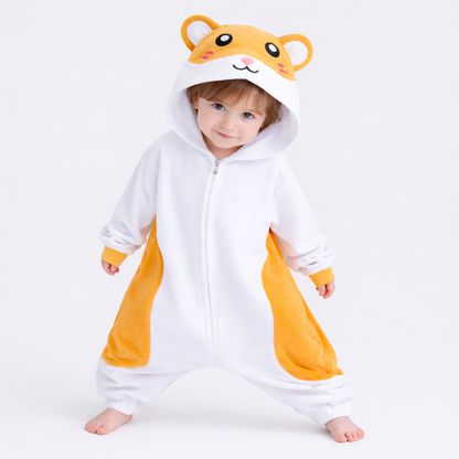 Hamster Onesie for Kids – Soft and Comfortable with Hood and Tail