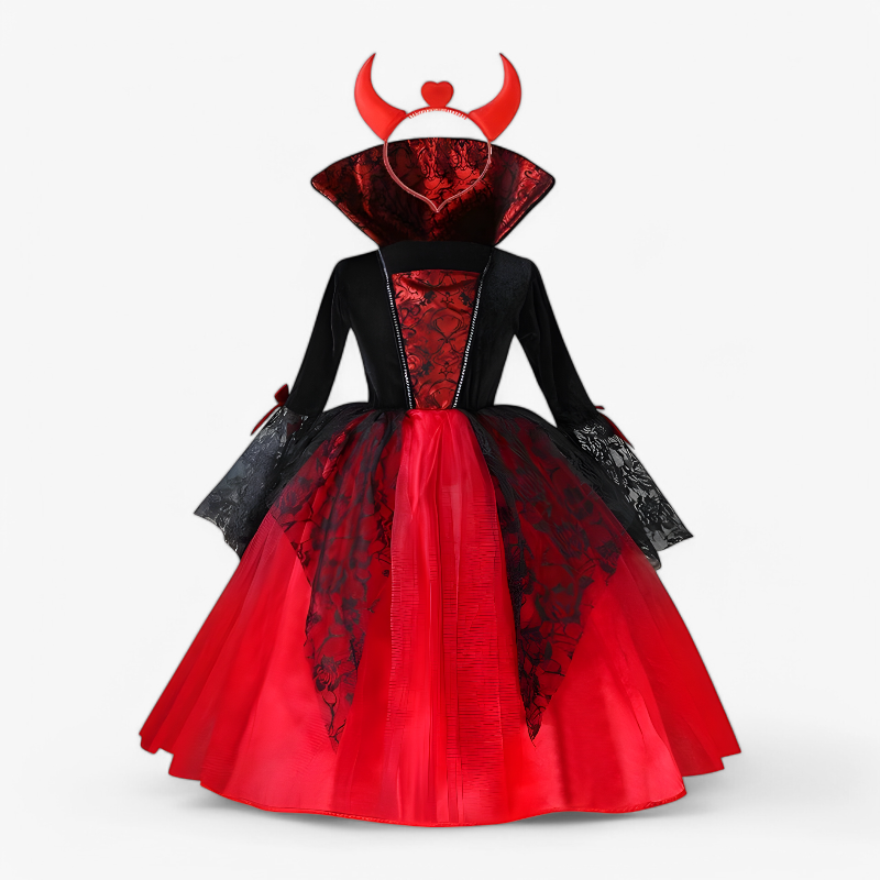 Vampire Princess Costume for Children – Gothic Dress with Accessories