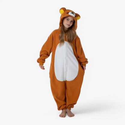 Cute Bear Onesie for Kids – Comfortable Outfit for Home