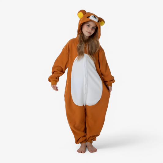 Cute Bear Onesie for Kids – Comfortable Outfit for Home