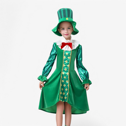 Irish Gnome Costume for Kids – Includes Hat, Bow Tie, and Jacket